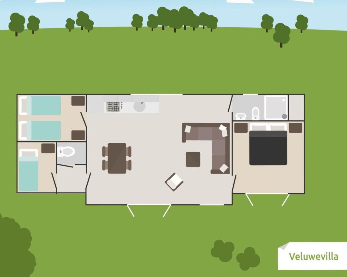 6-Persoons Veluwe Villa Voorthuizen Zewnętrze zdjęcie